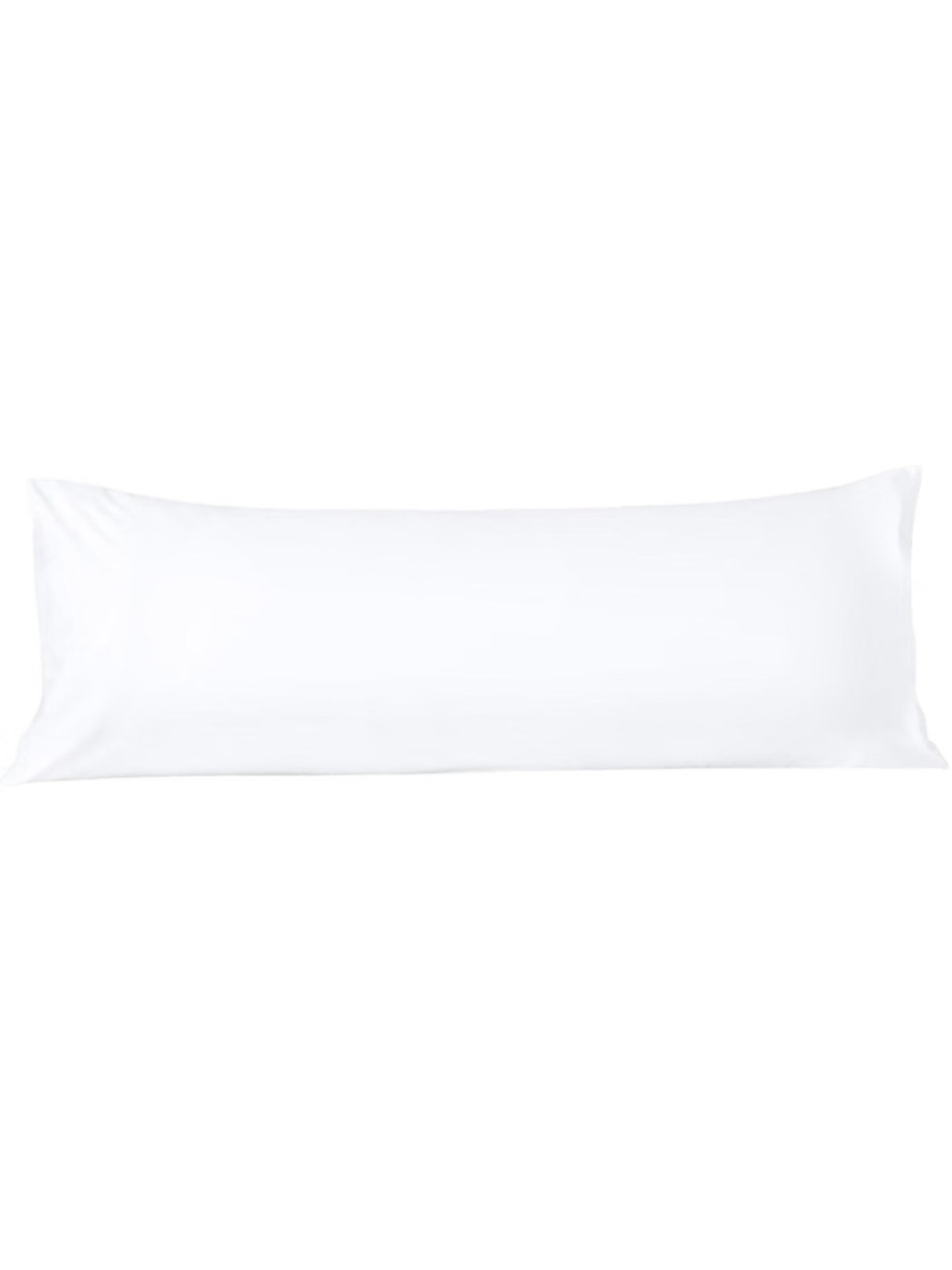 NEW Bedding Body Pillow Case 20x60” Natural Cotton, White